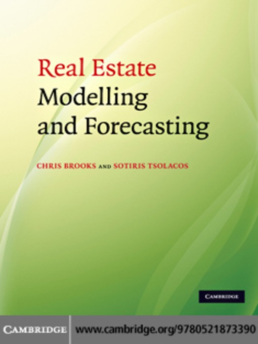 Title details for Real Estate Modelling and Forecasting by Chris Brooks - Available